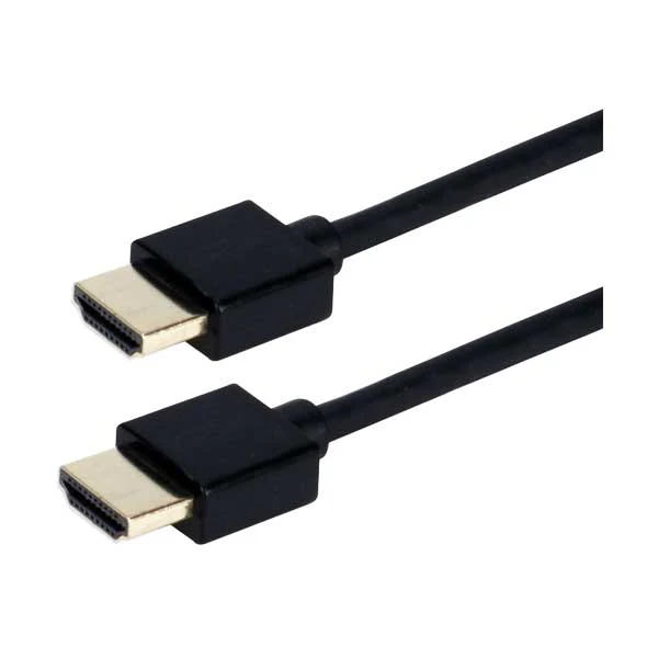 QVS 0.5ft Thin Flexible High Speed HDMI Cable 4K UltraHD with Ethernet (HDT-0.5F)