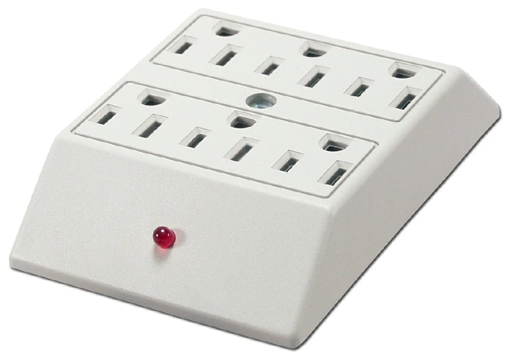 QVS 6-Outlets Wallmount Surge Protector