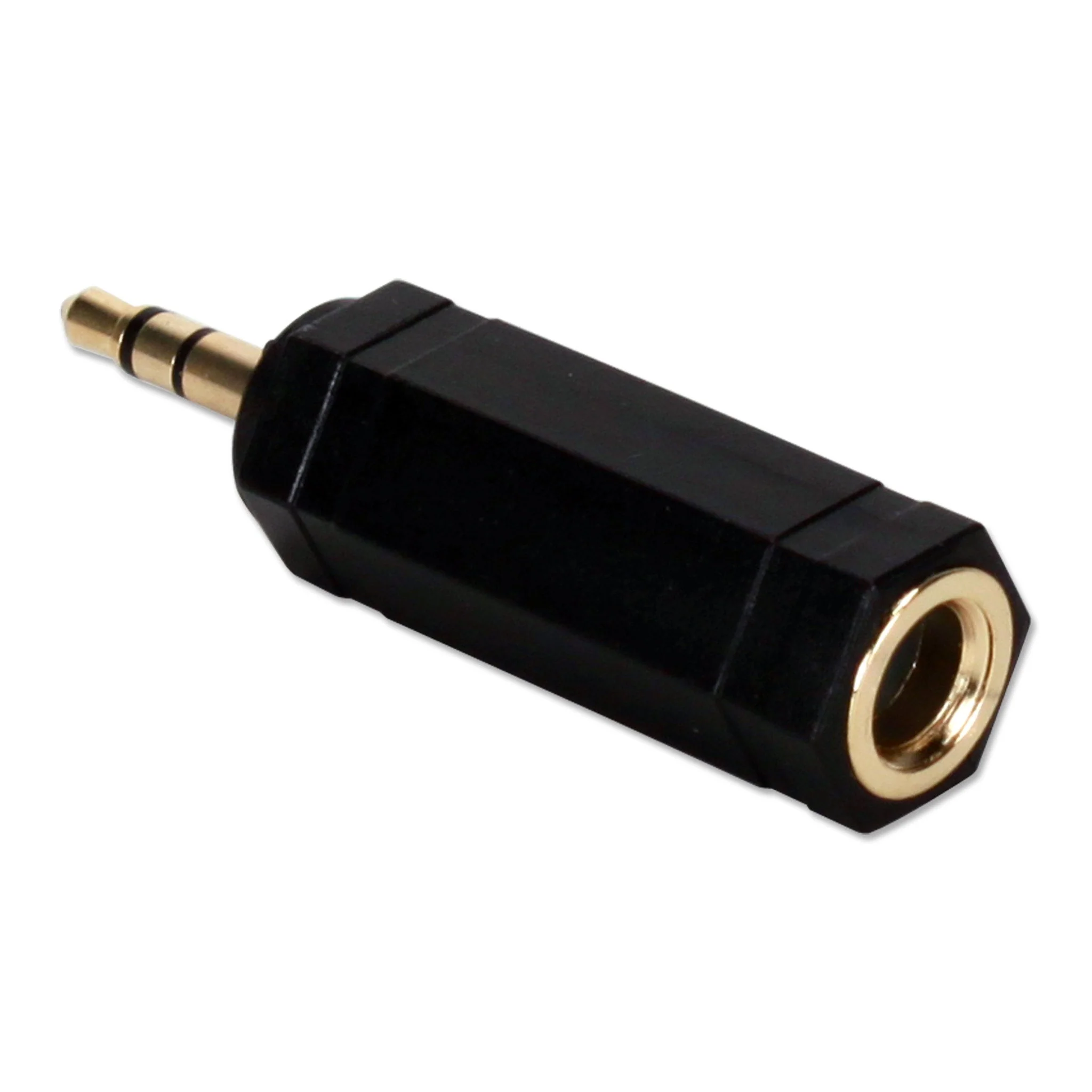 QVS CC399PS-MF 3.5mm Male to 1/4 Female Audio Stereo Adapter