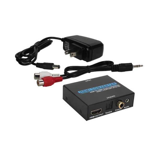 QVS HD-ADE4K HDMI 4K Audio De-Embedder/Extractor with HDMI Pass Through Port - Image 3