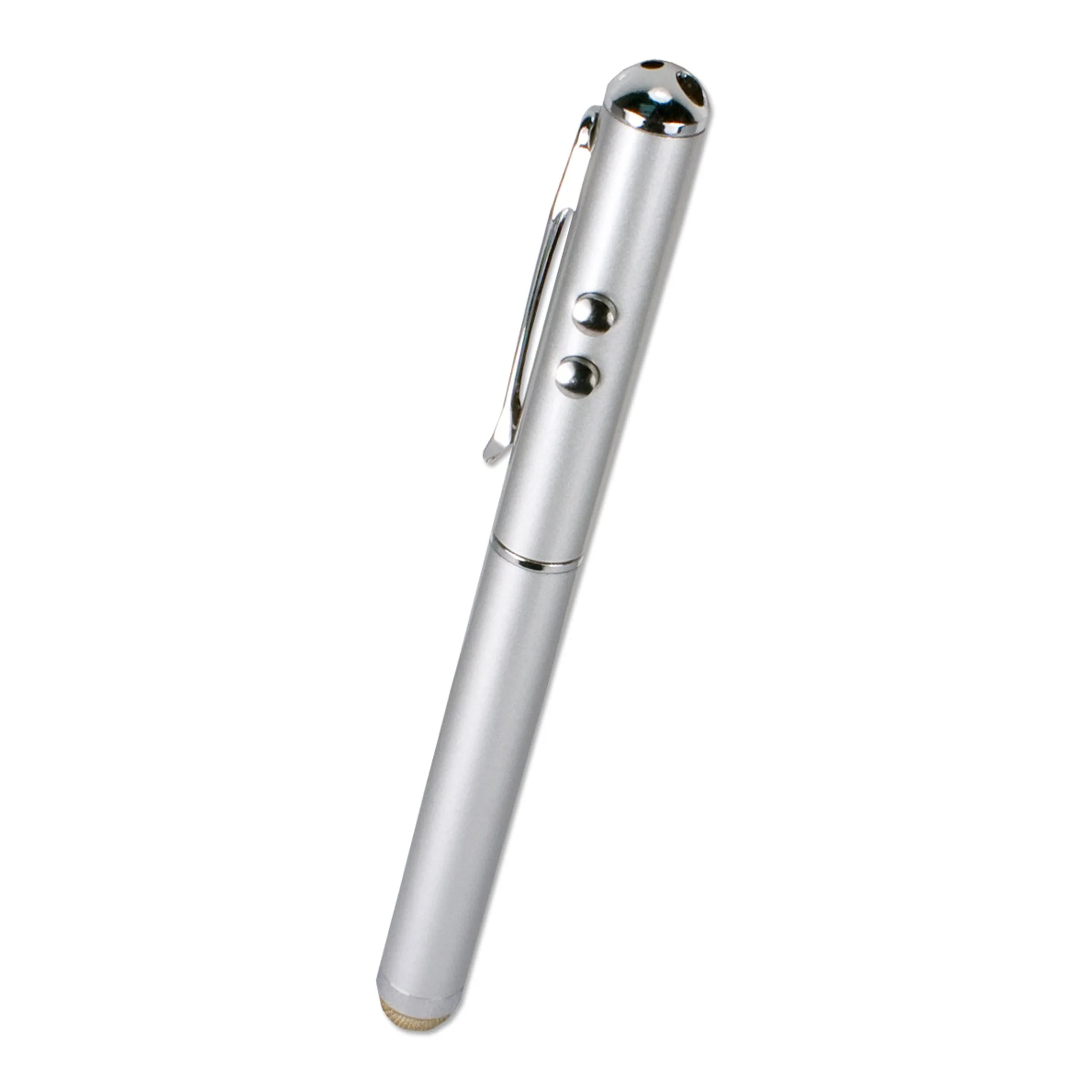 QVS IS4-SV Premium 3-in-1 Laser Pointer & LED Flashlight with Stylus for Tablets & Smartphones