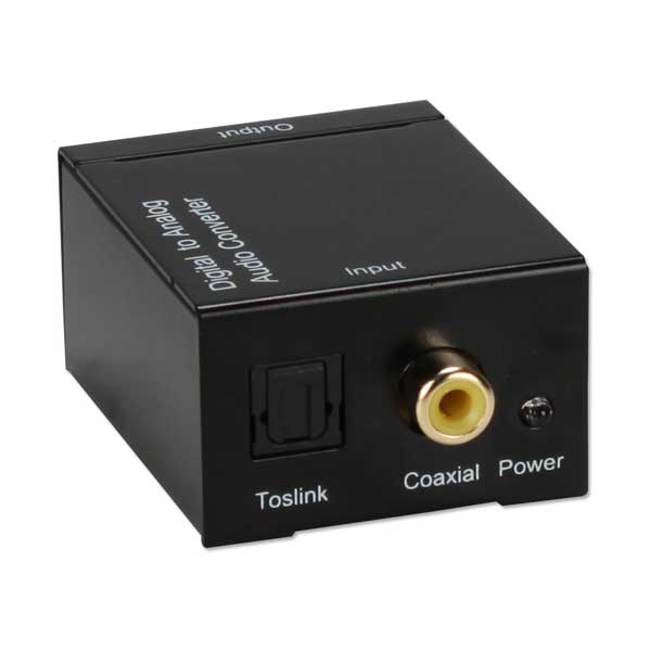 QVS SPDIF-RCA Digital S/PDIF to Stereo Analog RCA Audio Converter