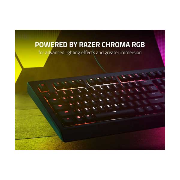 Razer RZ03-03400200-R3U1 Cynosa V2 True RGB Membrane Gaming Keyboard with Razer Chroma RGB - Image 3