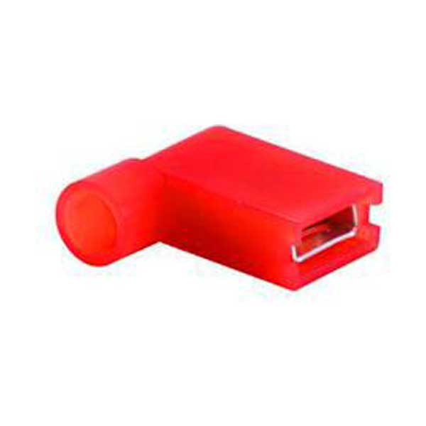 Red Nylon Fully Insulated Flag Disconnects 22-18 AWG 4pc