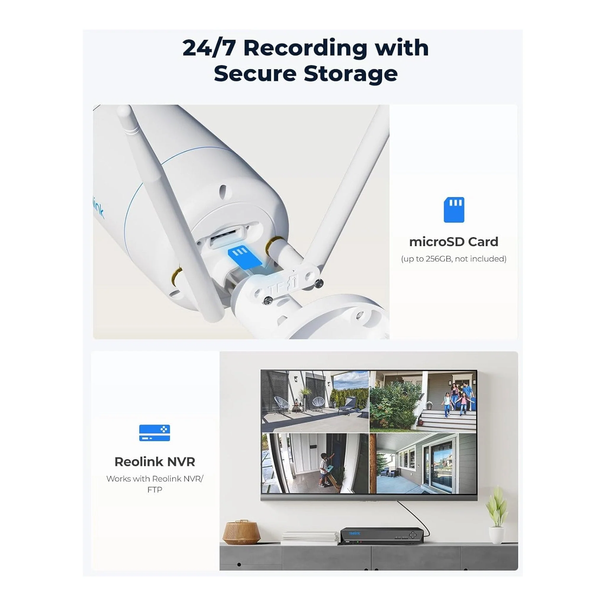 Reolink RLC-810WA 4K 8MP Dual-Band Wi-Fi 6 Surveillance Camera with SD Card Slot - Image 5