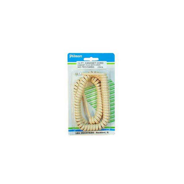 Retractable Handset Cord, 14'