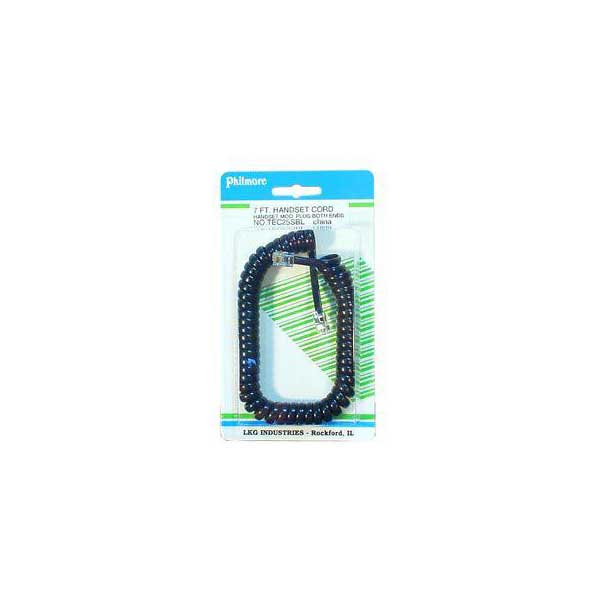Retractable Handset Cord, 7'