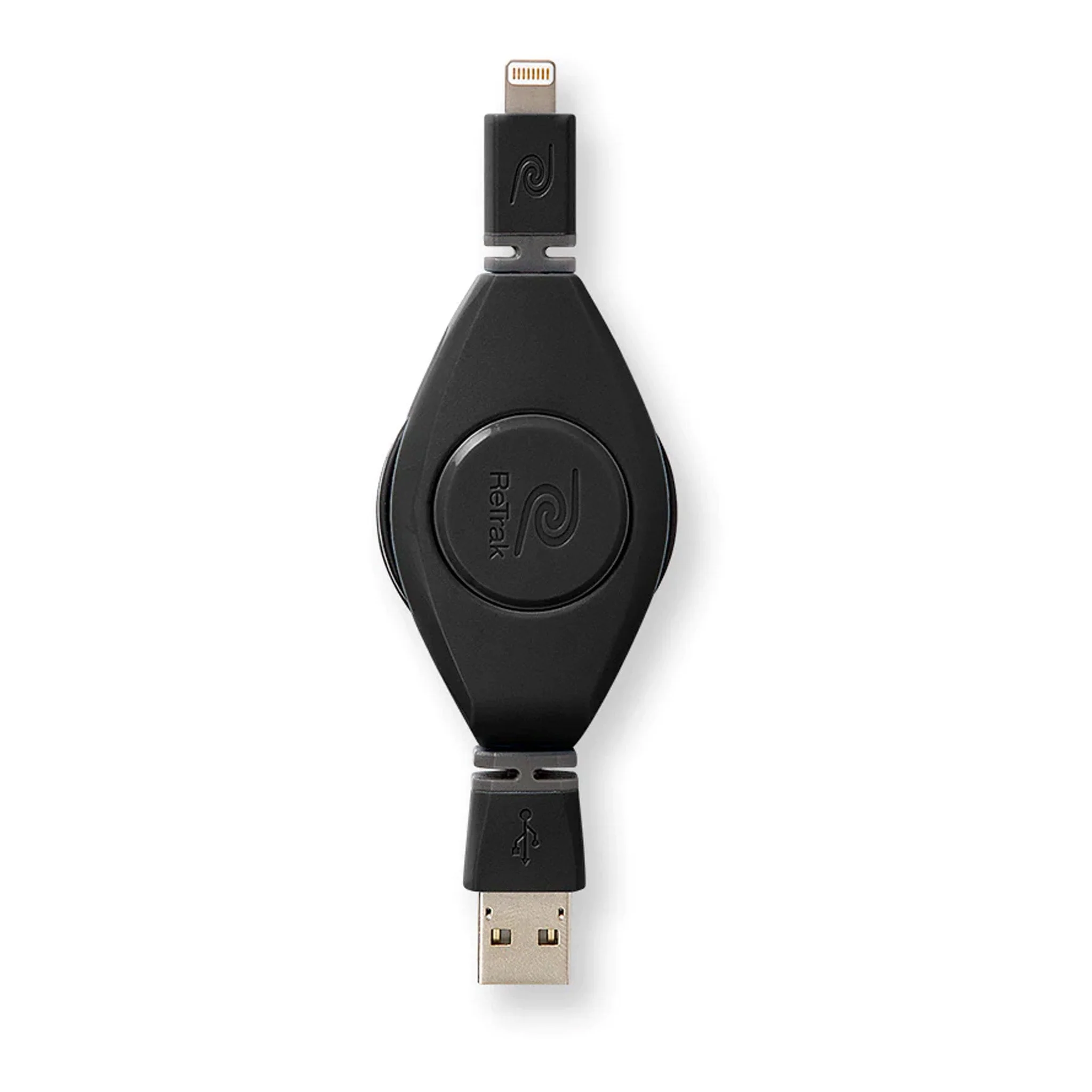 ReTrak ETLTUSBWT 3.2ft 2.4A Retractable Charge & Sync Lightning Cable - Image 2