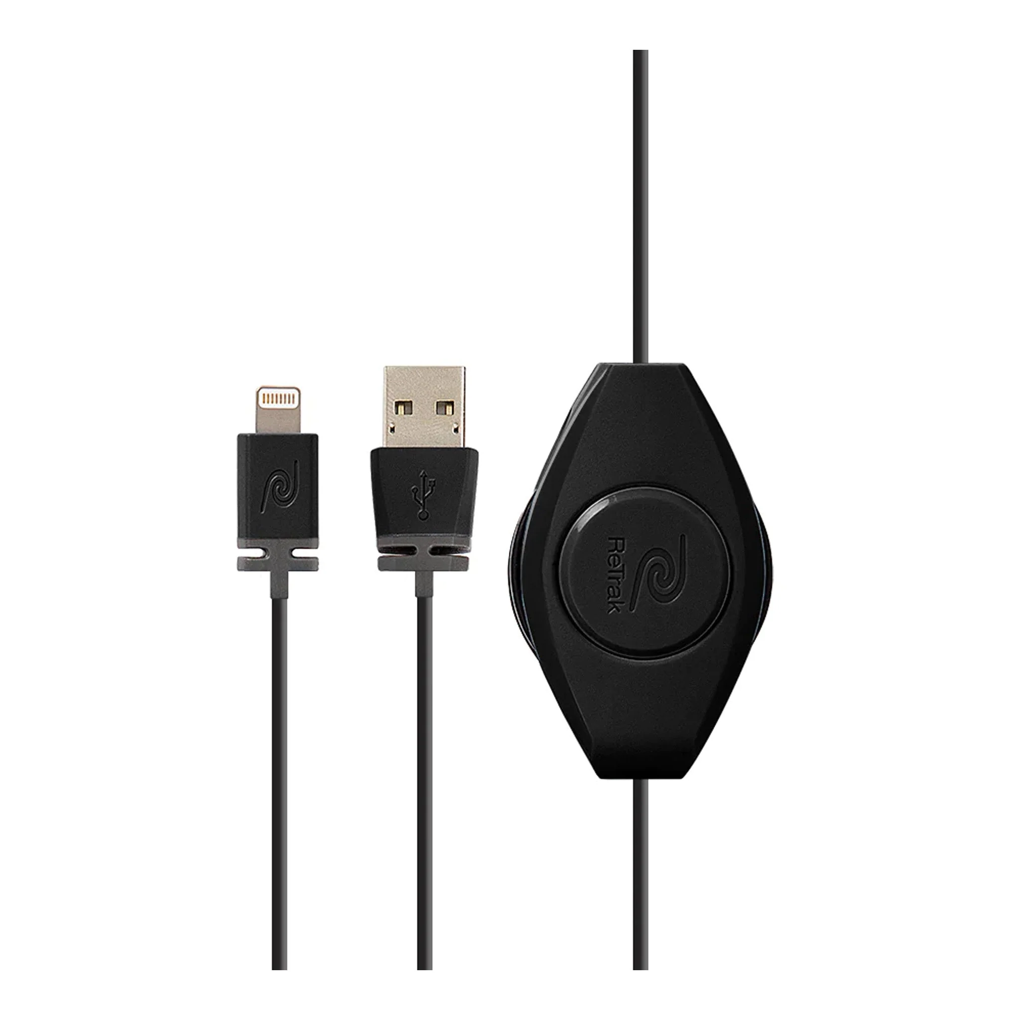 ReTrak ETLTUSBWT 3.2ft 2.4A Retractable Charge & Sync Lightning Cable - Image 3