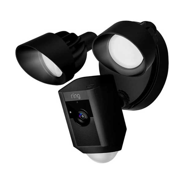 Ring Floodlight Camera Wired - Black