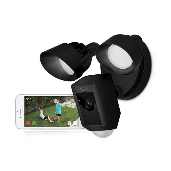 Ring Floodlight Camera Wired - Black - Image 2