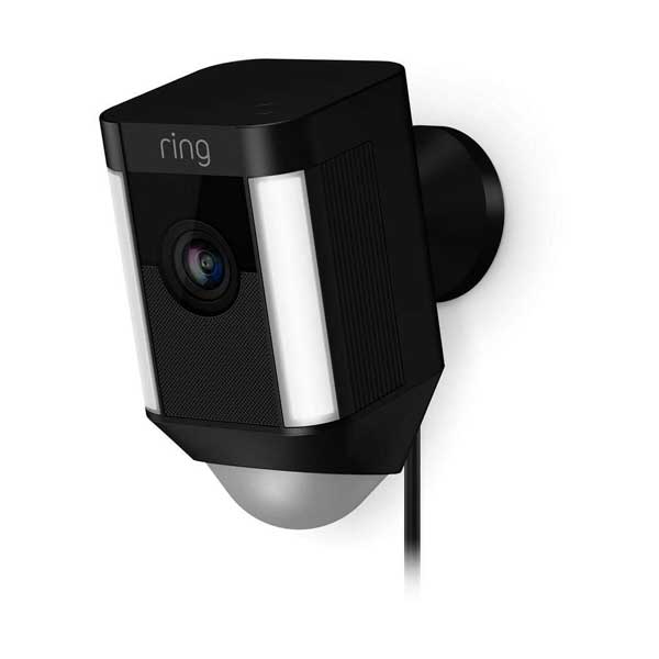 Ring Spotlight Camera Wired - Black