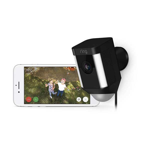 Ring Spotlight Camera Wired - Black - Image 3
