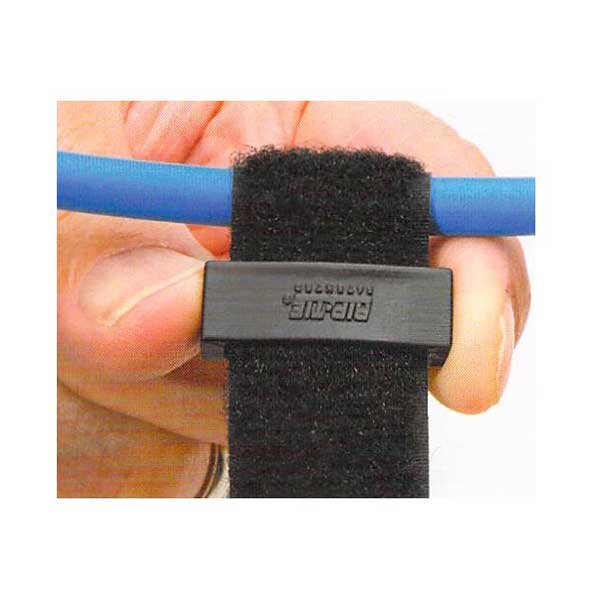 Rip-Tie RLH-095-010-BK 1" x 9.5" Black Rip-Lock CableWrap 10-Pack - Image 3