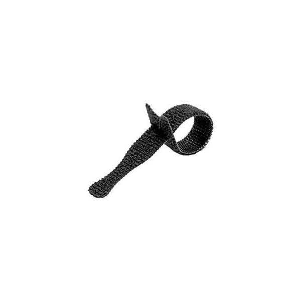 Rip-Tie Y-08-IPL-BK 1/2" x 8" Black Rip-Tie Lite Cable Wrap 10-Pack