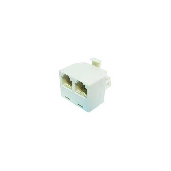 RJ12 Modular T Adapter - 6P6C