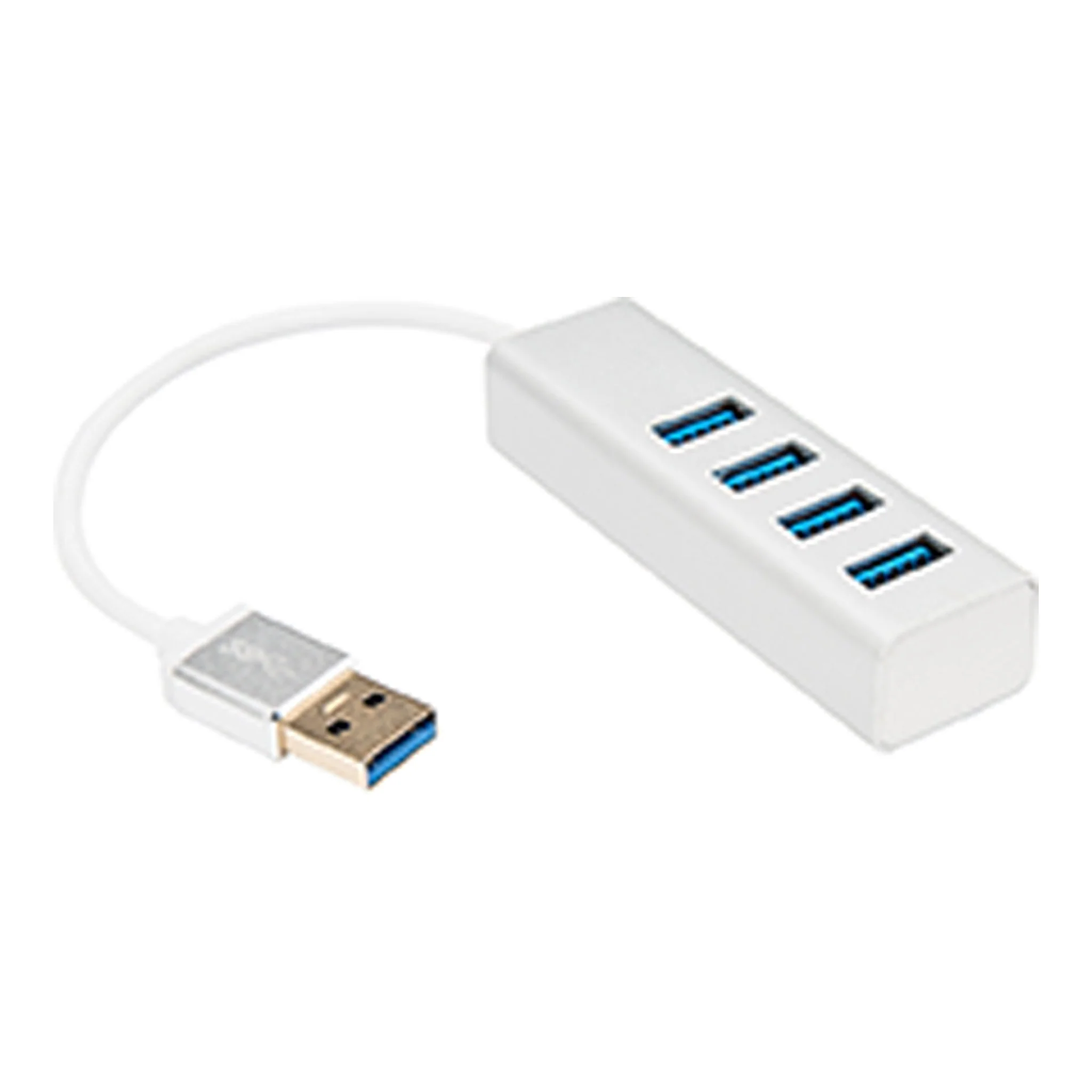 Rocstor Y10A216-S1 4-Port 6" USB 3.0 Premium Portable USB-A Hub - Image 3