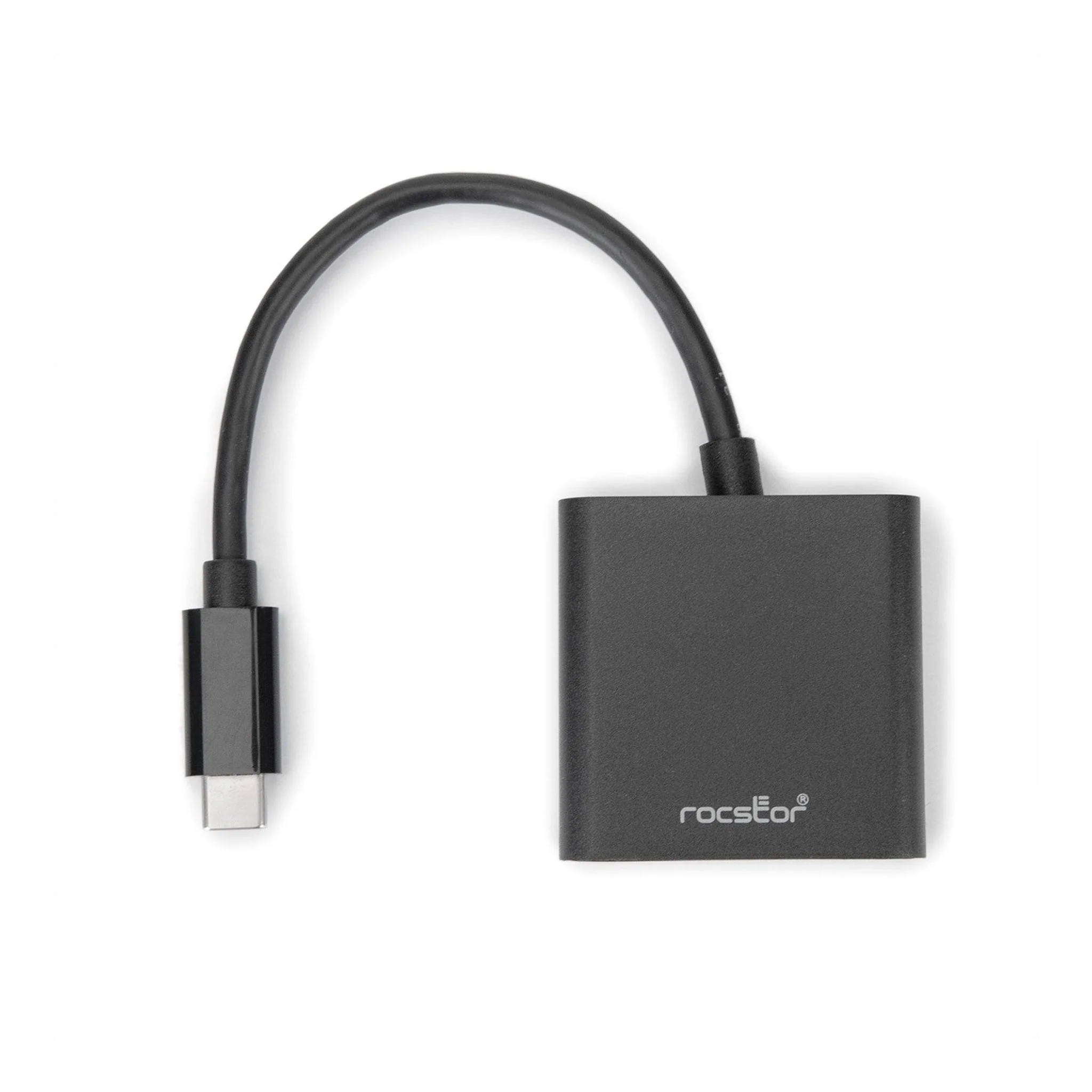 Rocstor Y10C135-B1 1920x1200 USB-C to DVI Video Adapter - Image 2