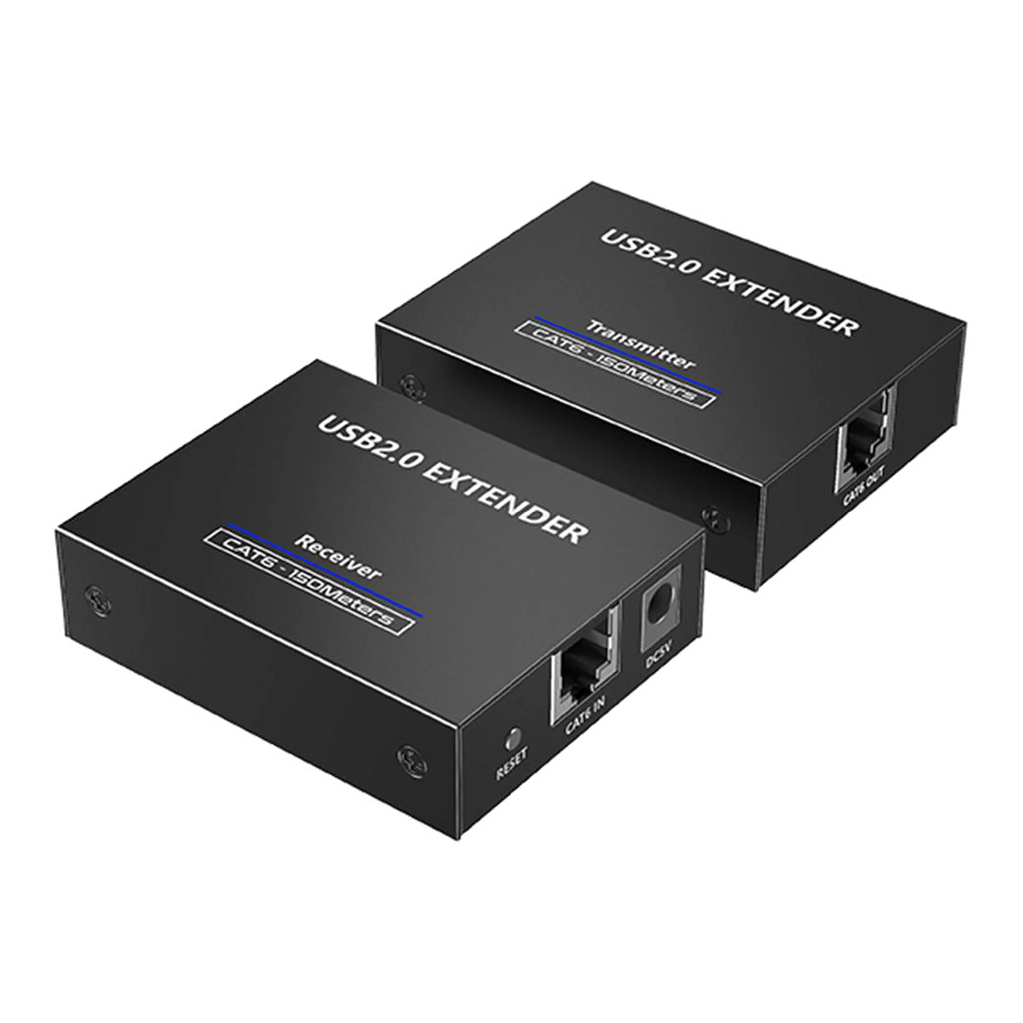 Rocstor Y10G004-B1 4-Port USB 2.0 Over CAT5/6/6a Bus Powered Extender – Up to 492ft - Image 3