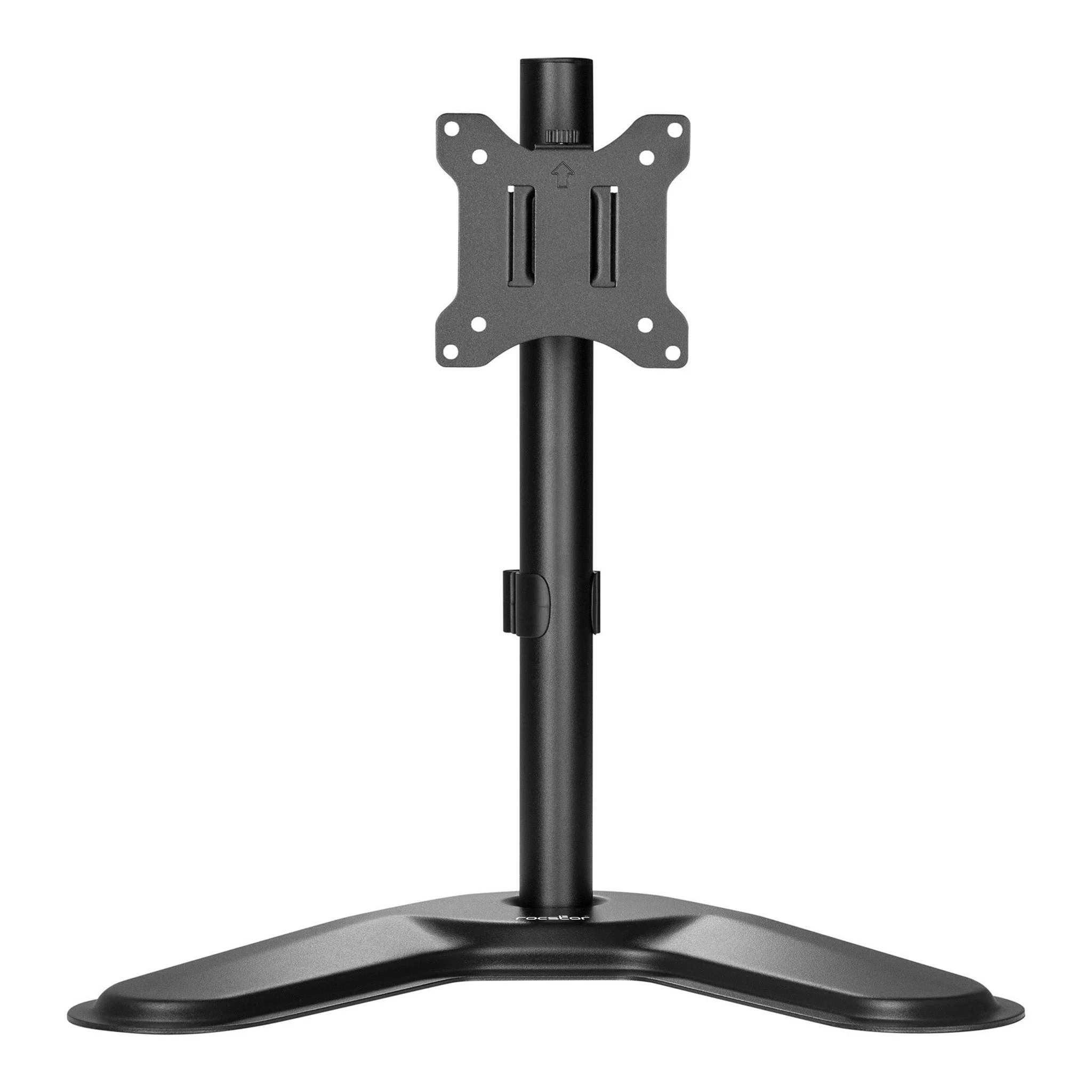 Rocstor Y10N002-B1 ErgoReach EP1 Pole Mount Single Monitor Stand - Up to 34″ – Black - Image 2