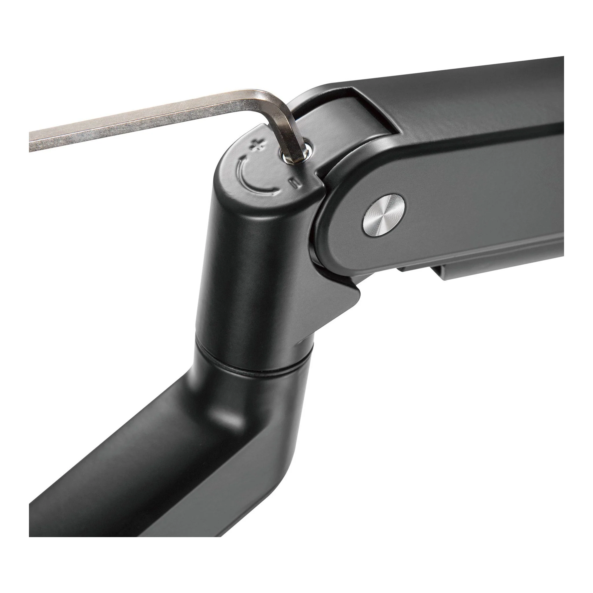 Rocstor Y10N010-B1 ErgoReach ED1 Premium Single Monitor Arm C-Clamp & Grommet – Up to 34″ - Black - Image 5