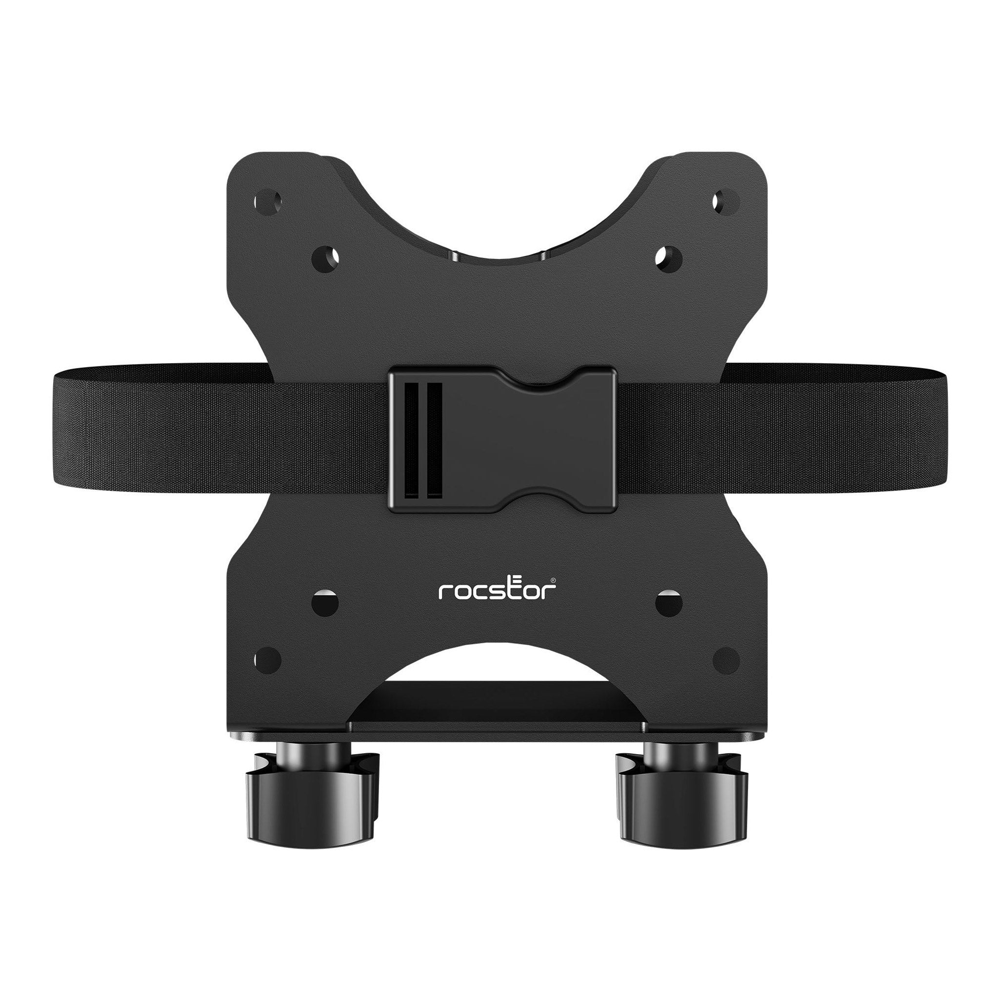 Rocstor Y10N024-B1 Heavy-Duty VESA PC Monitor Intel NUC or Mac Mini Mounting Bracket - Black - Image 5