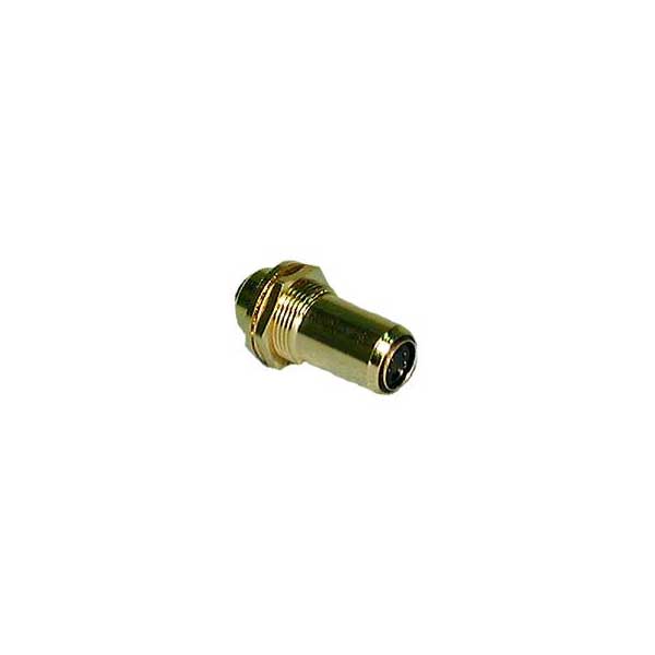 S-VHS Solderless Bulkhead Female Connector