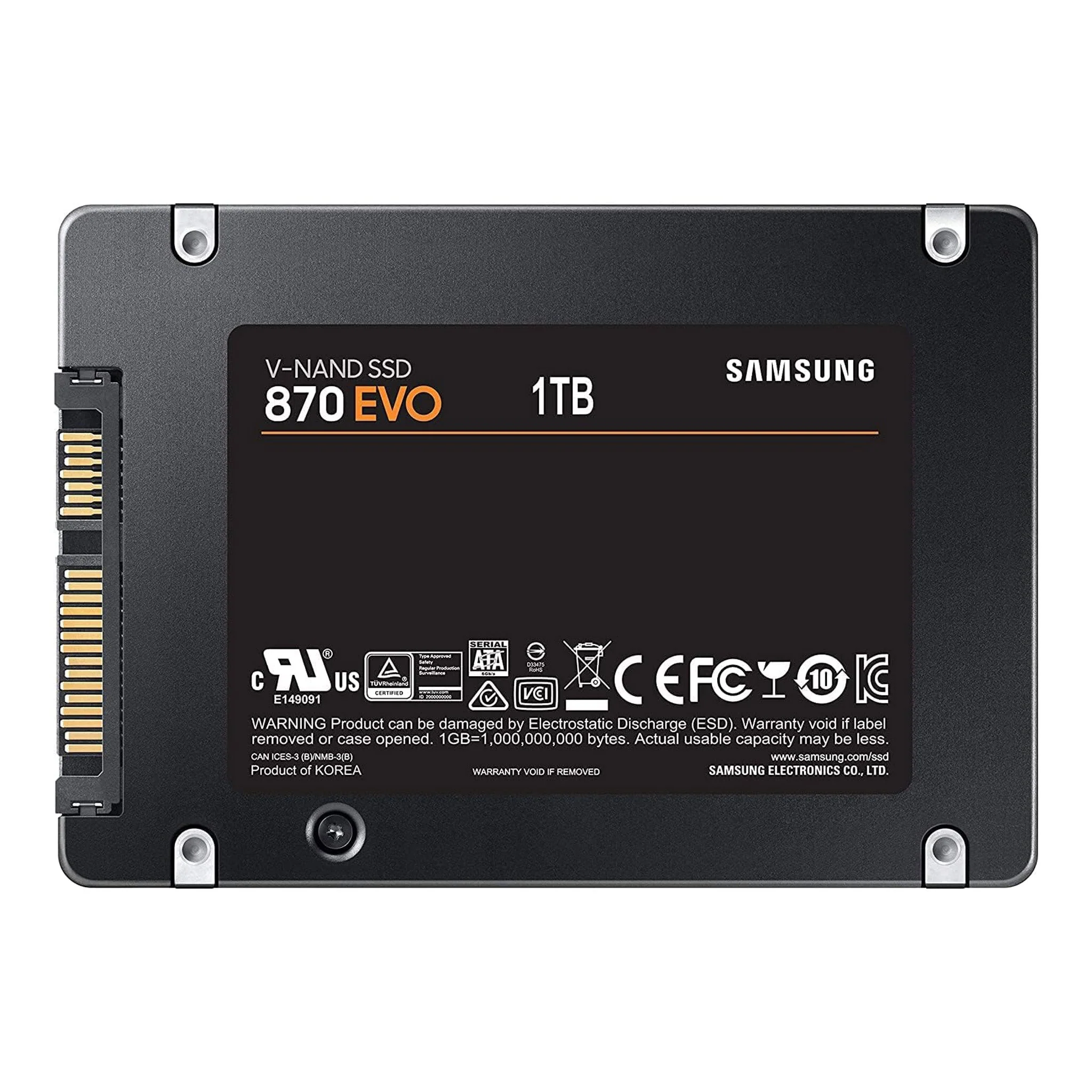 Samsung MZ-77E1T0E 1TB SATA III 2.5" 870 EVO Solid State Drive - Image 3