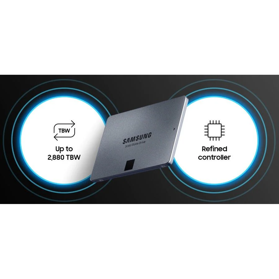 Samsung MZ-77Q2T0B/AM 2TB 2.5in 870 QVO SATA III Internal V-NAND SSD - Image 5