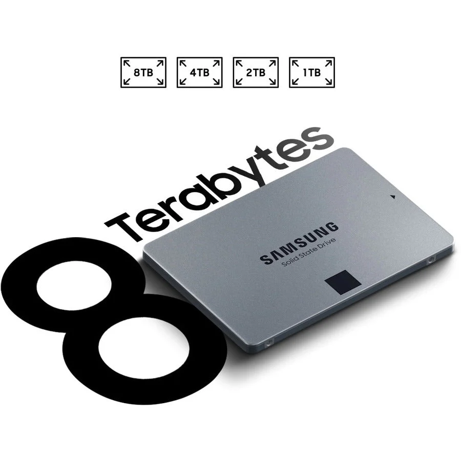 Samsung MZ-77Q2T0B/AM 2TB 2.5in 870 QVO SATA III Internal V-NAND SSD - Image 7