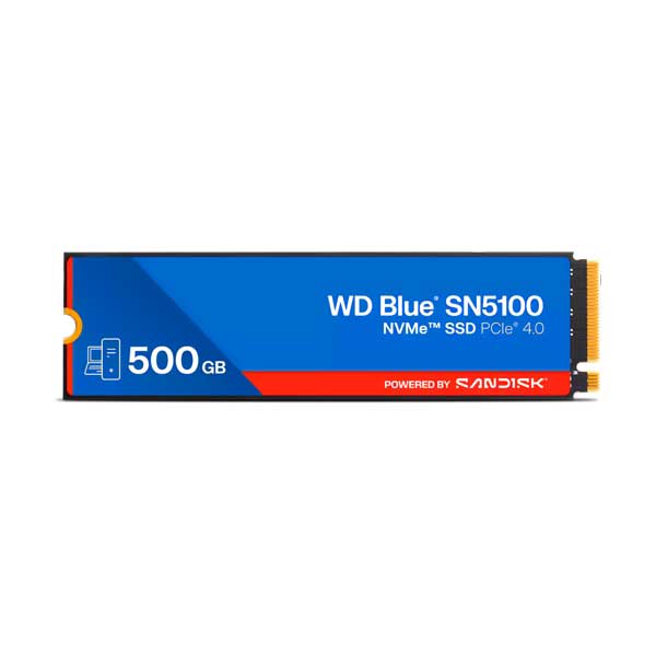 SanDisk WD Blue SN5100 500GB NVMe M.2 PCIe 4.0 SSD | WDS500G5B0E