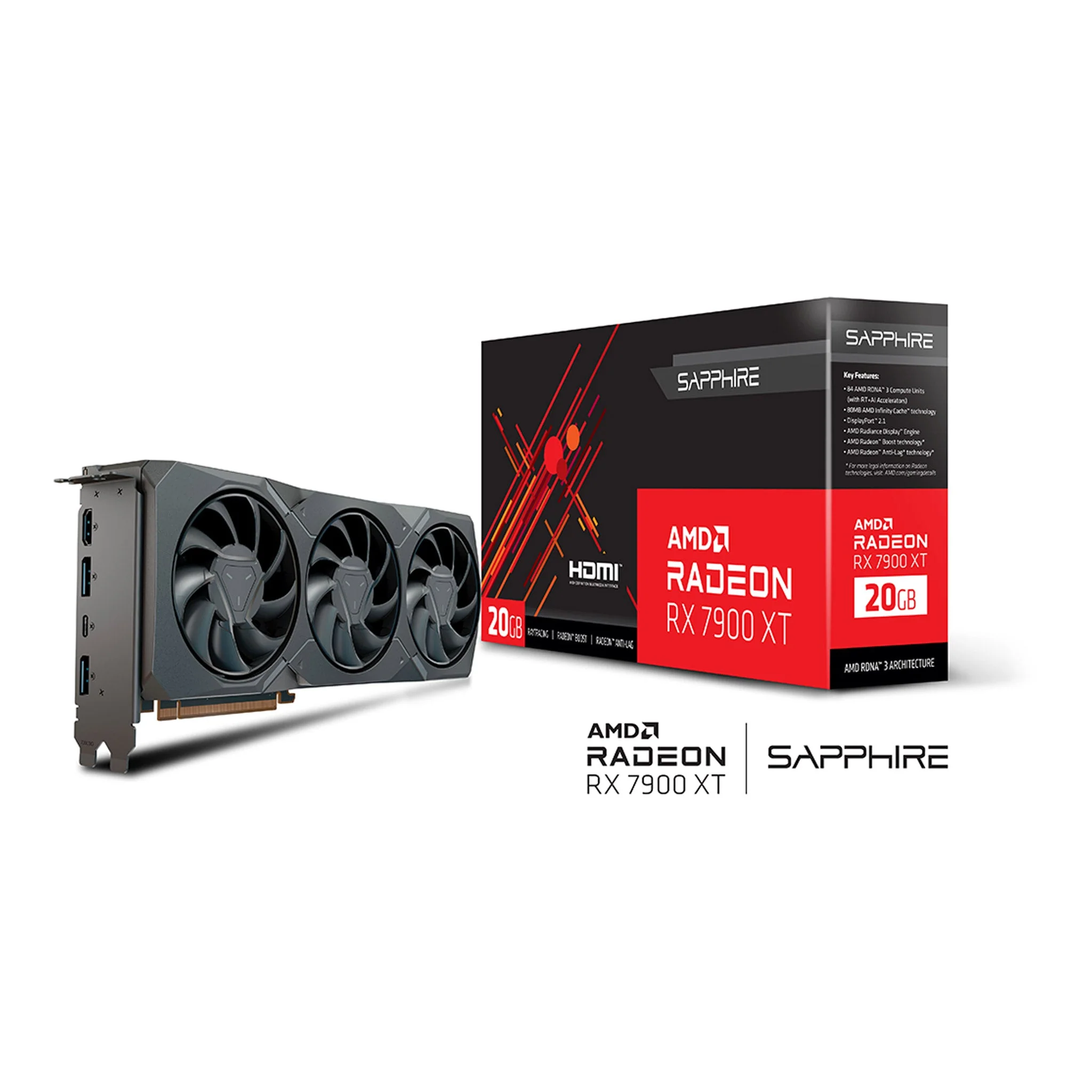 Sapphire 21323-01-20G AMD Radeon RX 7900 XT Gaming Graphics Card with 20GB GDDR6 - Image 8