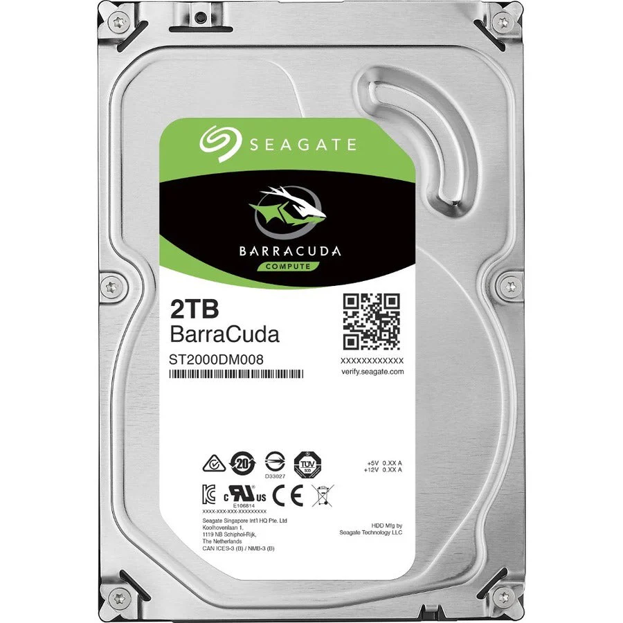 Seagate 2TB BarraCuda SATA 6 Gb/s 3.5" Hard Drive - Image 2