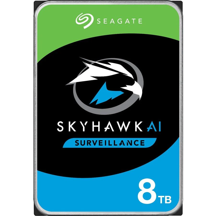 Seagate ST8000VE001 8TB 3.5in SATA 6Gb/s SkyHawk AI Surveillance Hard Drive - Image 2