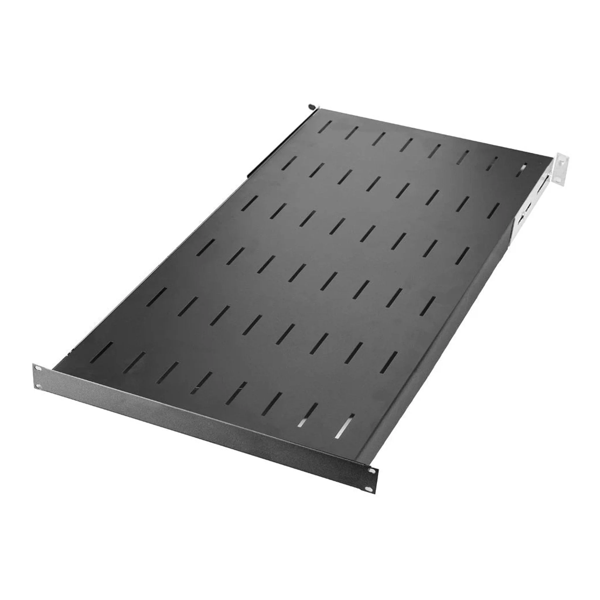 SERRACK STV-SS180 1U 19" Fixed Vented Server Rack Shelf with 800mm Depth - Black