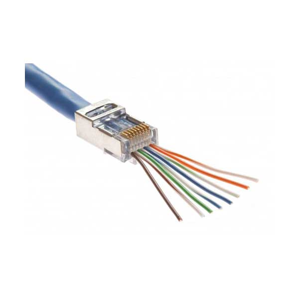 Platinum Tools 100020 Shielded EZ-RJ45 Shielded CAT5e & CAT6