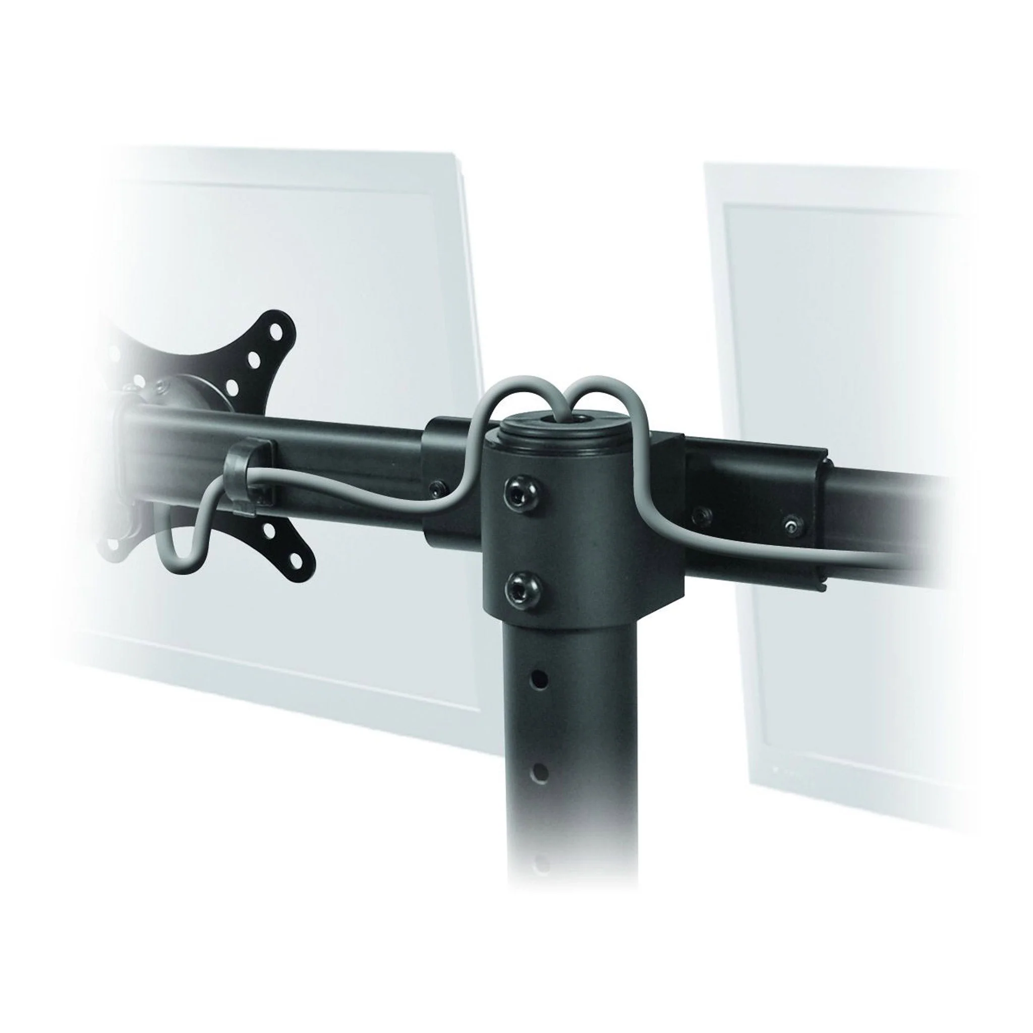 SIIG CE-MT1812-S2 13" to 27" Triple Monitor Desk Stand - Image 7