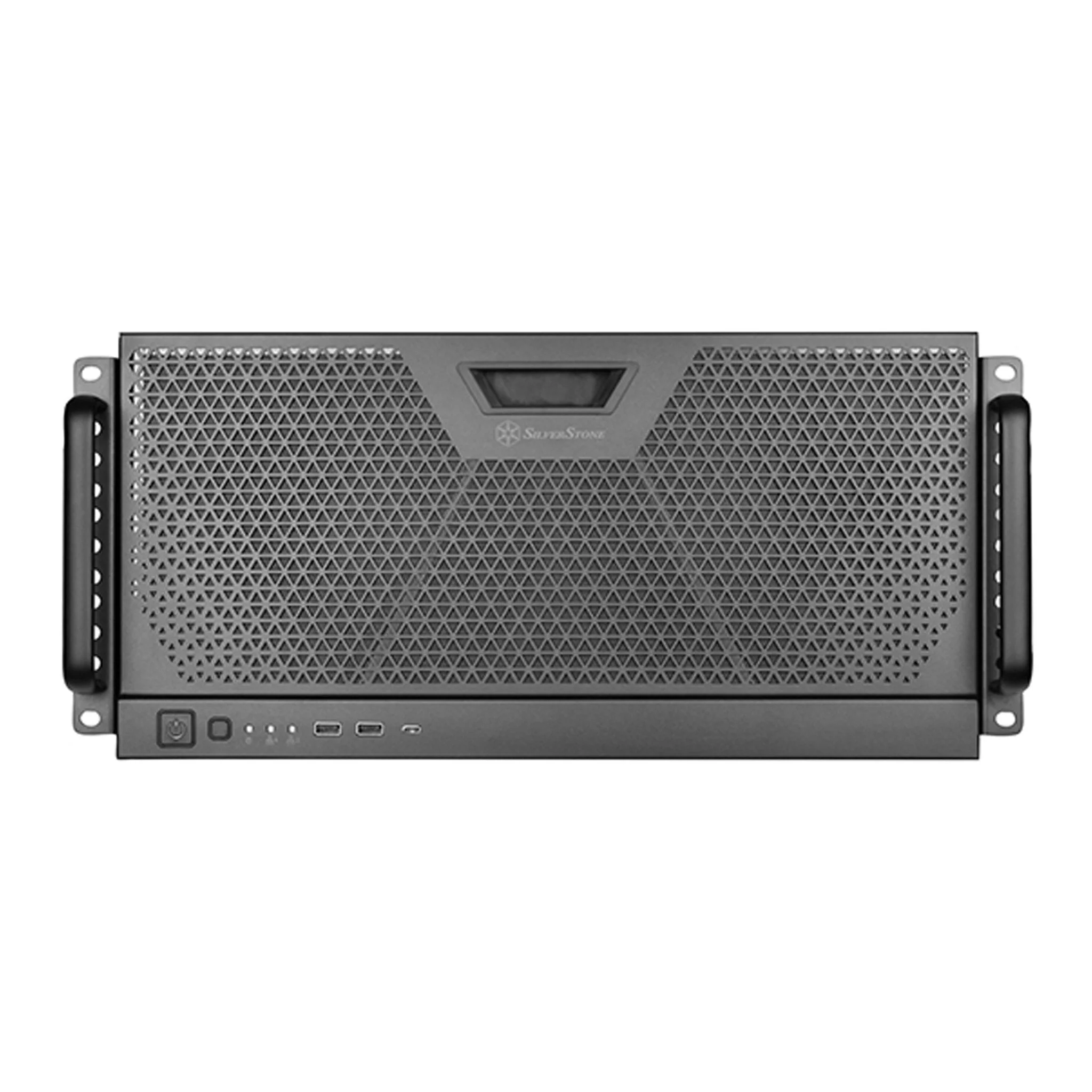 SilverStone RM51 5U Rackmount Server Chassis with Dual 180mm Fans and Enhanced Liquid Cooling Compatibility - Black - Image 2
