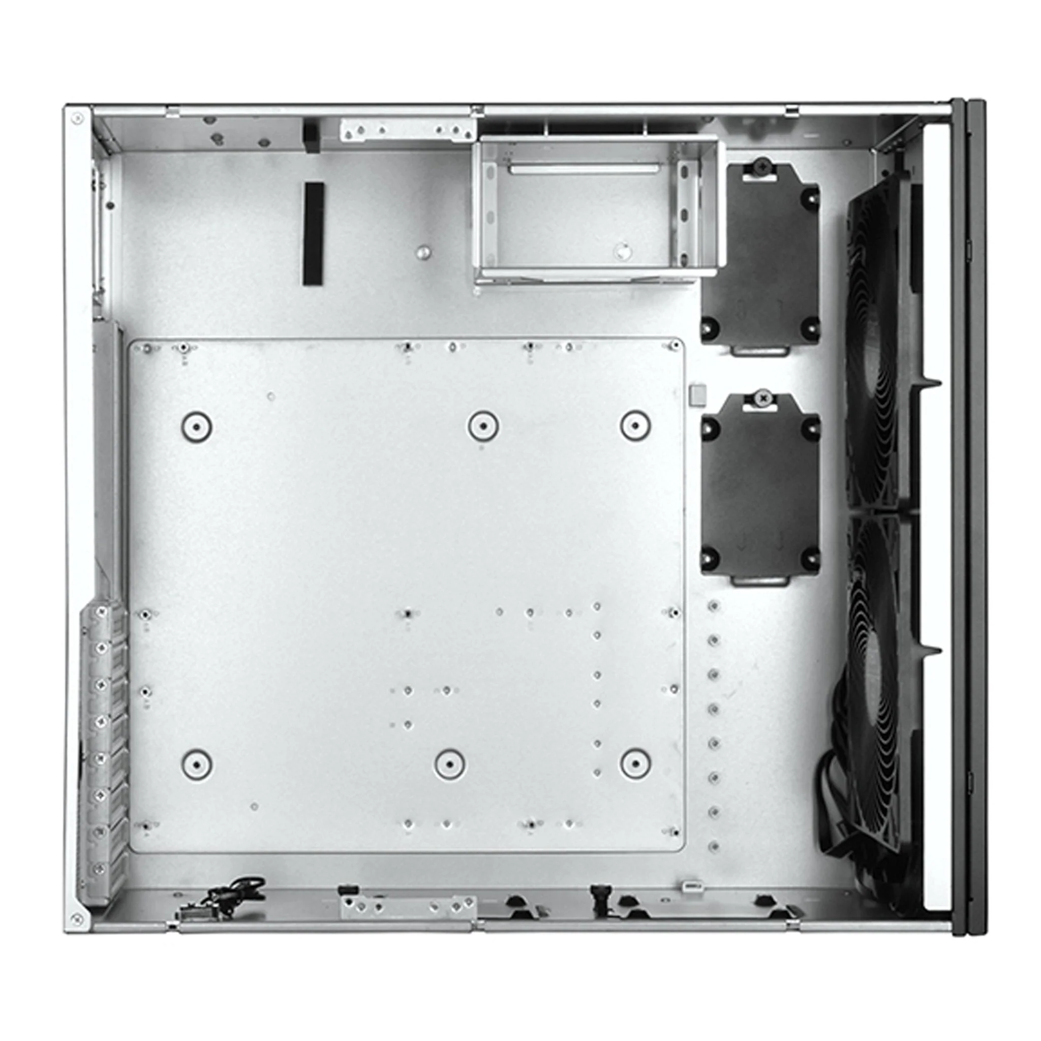 SilverStone RM51 5U Rackmount Server Chassis with Dual 180mm Fans and Enhanced Liquid Cooling Compatibility - Black - Image 4
