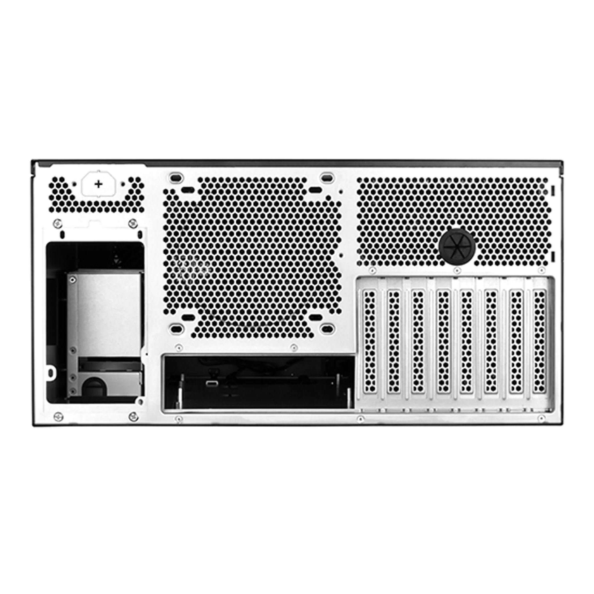 SilverStone RM51 5U Rackmount Server Chassis with Dual 180mm Fans and Enhanced Liquid Cooling Compatibility - Black - Image 5