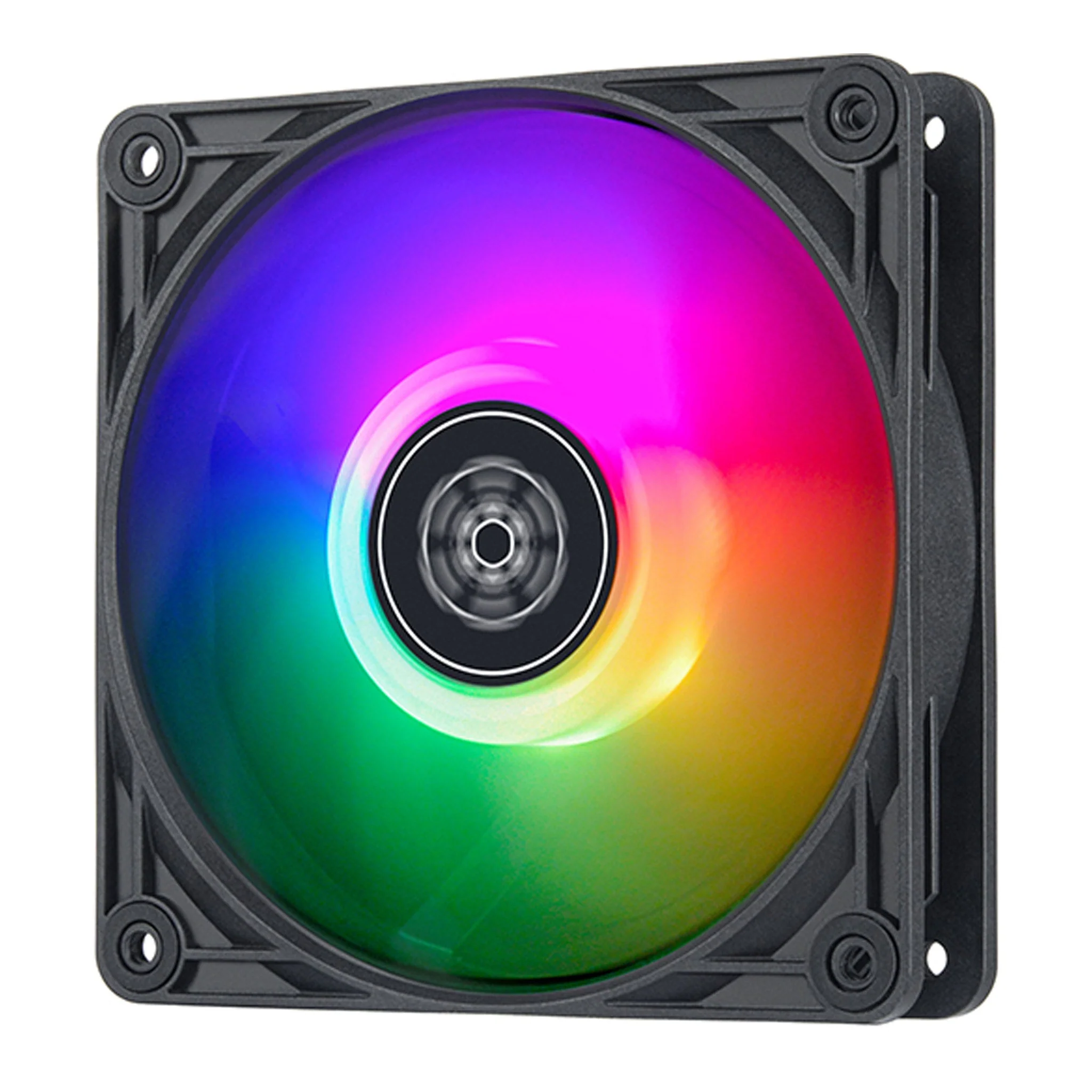 SilverStone VS120B-ARGB-3PK Performance Enhanced VISTA 120mm PWM ARGB Fan - 3-Pack - Image 2