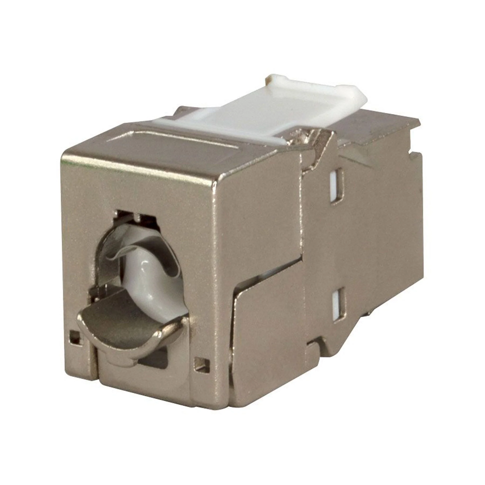 Simply45 S45-3750 10GBaseT STP 180° Shielded Toolless Keystone Jack - Image 2
