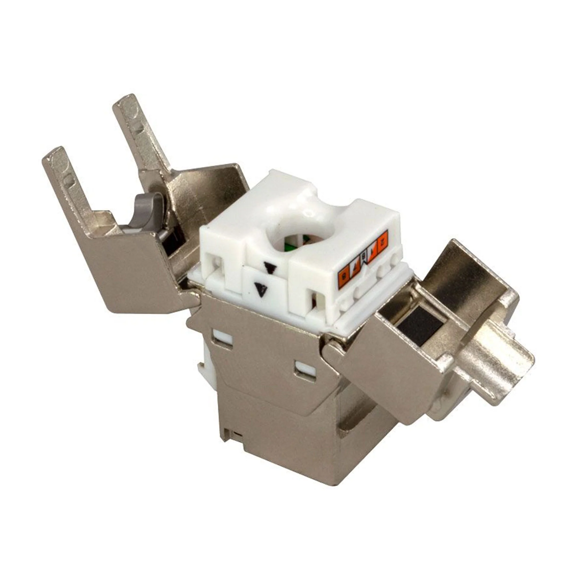 Simply45 S45-3750 10GBaseT STP 180° Shielded Toolless Keystone Jack - Image 4