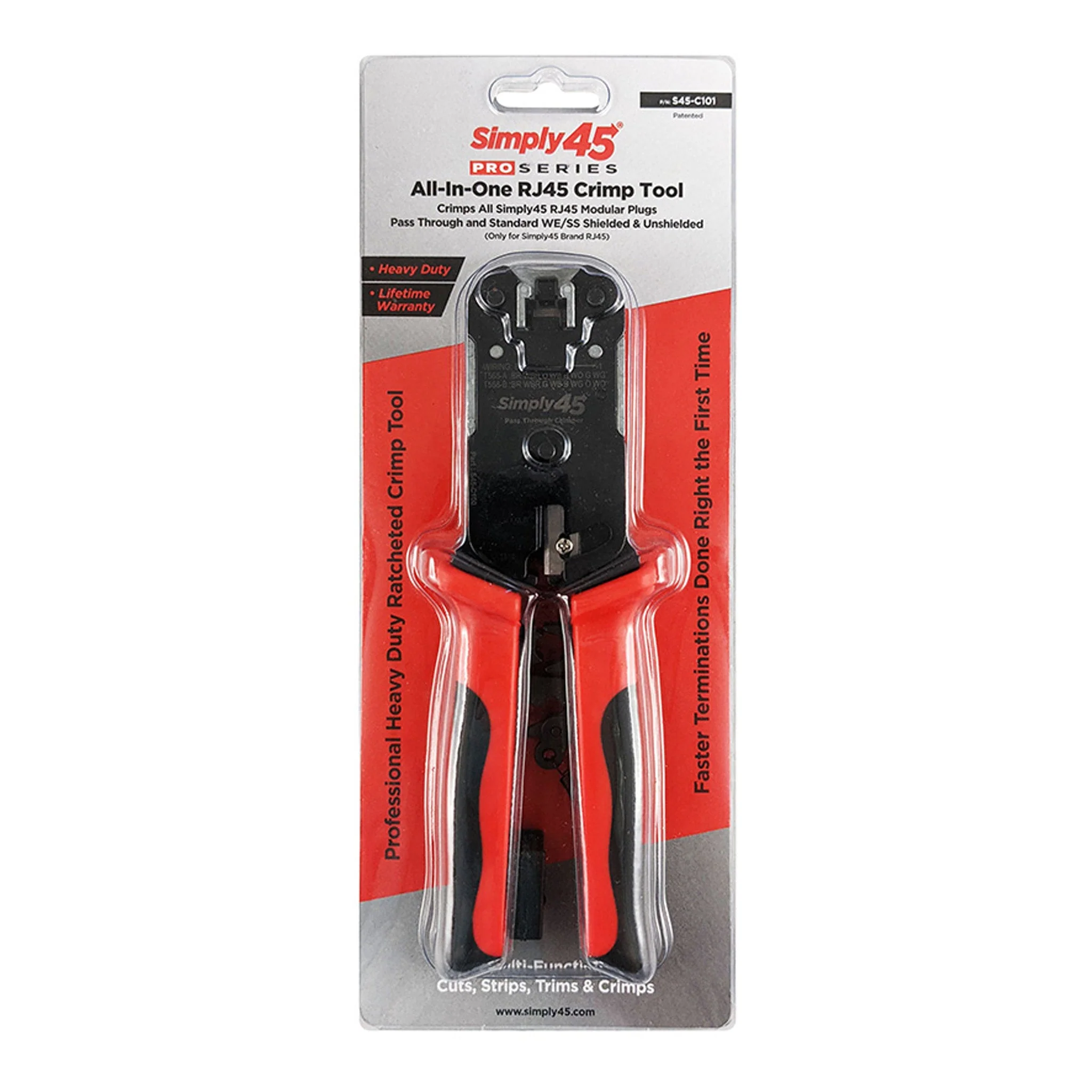 Simply45 S45-C101 ProSeries All-In-One RJ45 Crimp Tool - Image 7