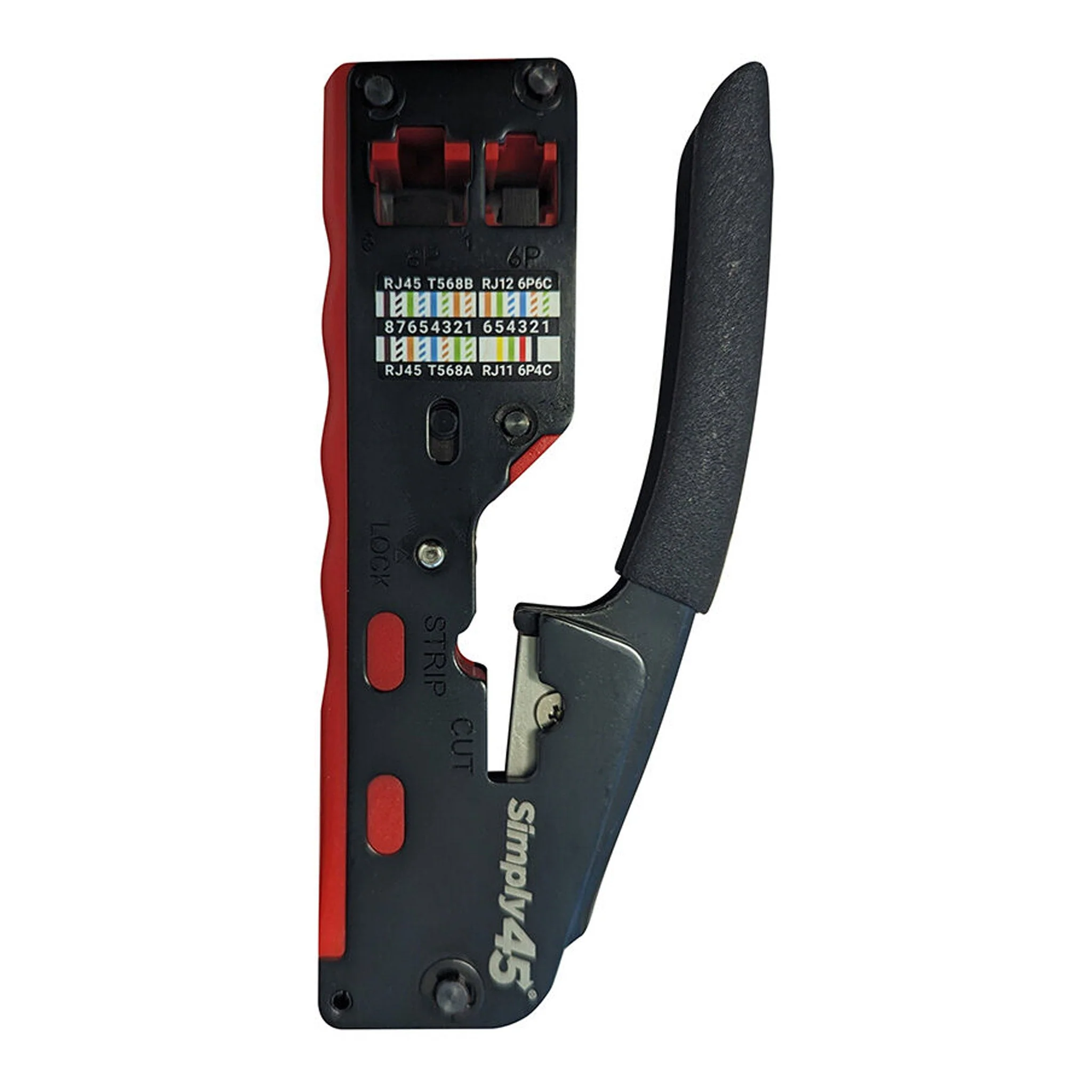 Simply45 S45-C110 Installer Series Dual Cavity Crimp Tool for RJ45/RJ11/RJ12 - Image 2