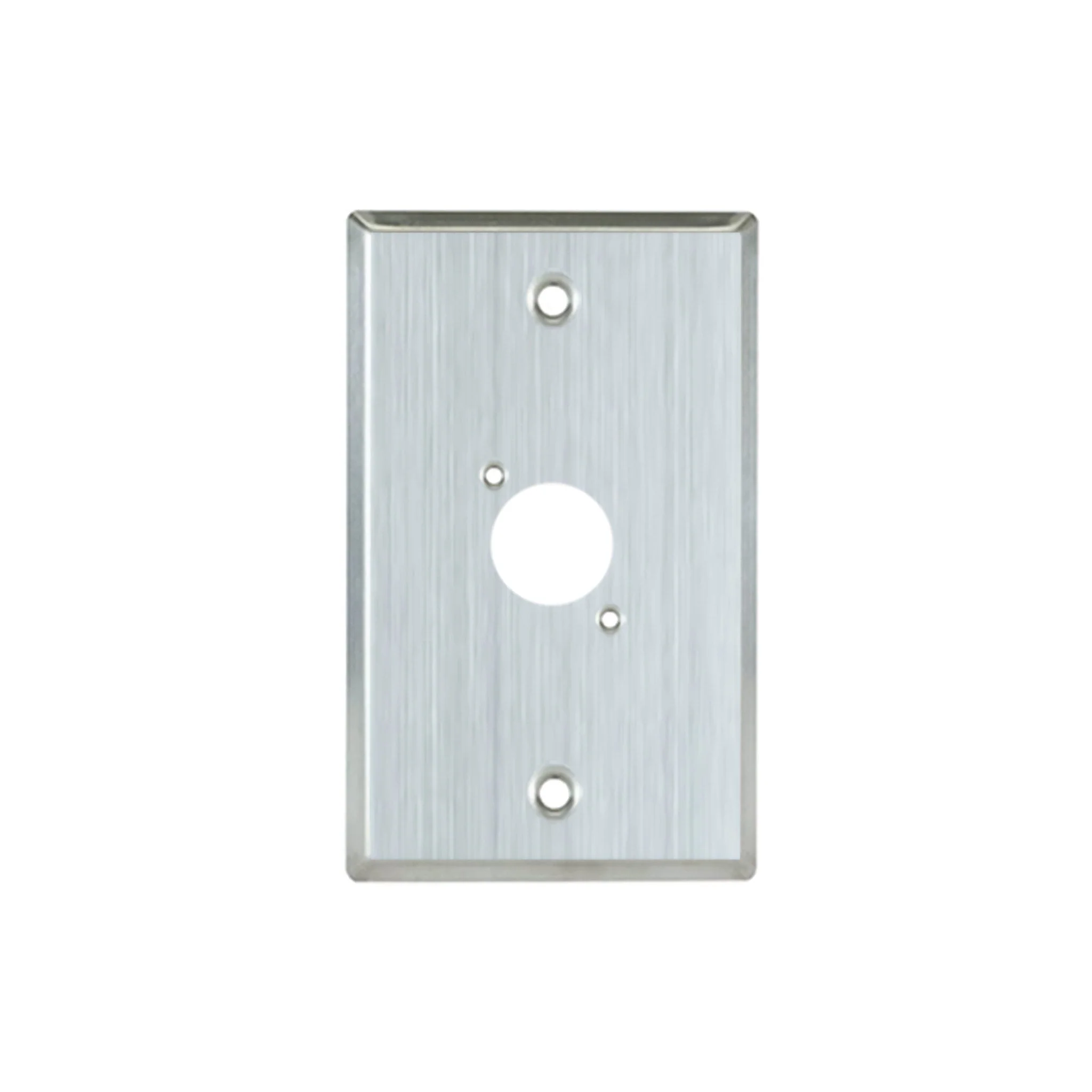 SINGLE GANG SS PLATE 1 HOLE