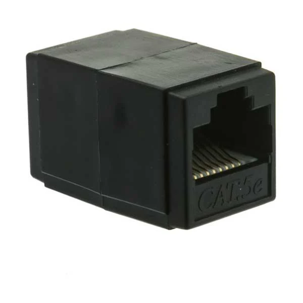 SR Components C5EICBK Unshielded Cat5e In-Line Coupler