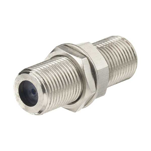 F-Type Inline Splice with Nut & Washer, Coupler