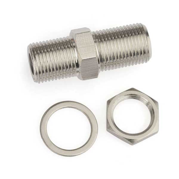 F-Type Inline Splice with Nut & Washer, Coupler - Image 2