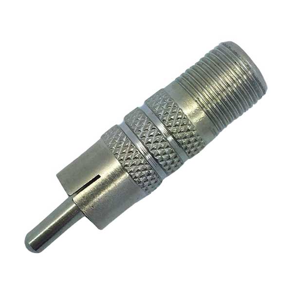 F-Type Female to RCA Male Adapter